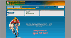 Desktop Screenshot of cyclingmanager.net