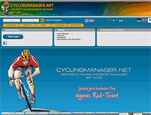 Tablet Screenshot of cyclingmanager.net